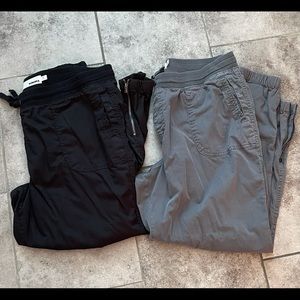 Gray & Black Cargo Pants